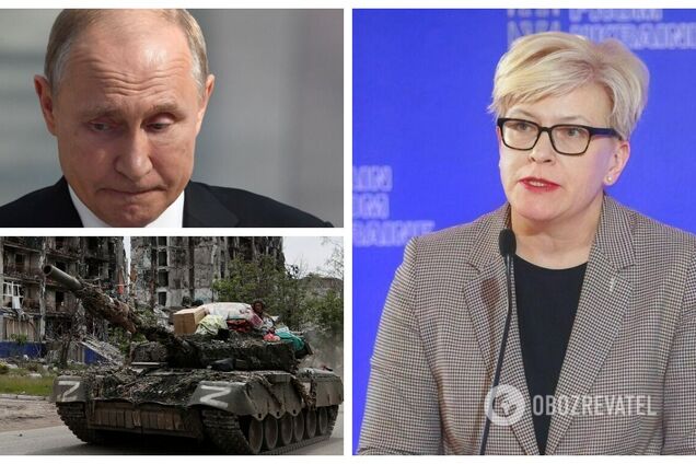 Путин стремится истощить Украину затяжной войной и ждет политических перемен на Западе, – премьер Литвы