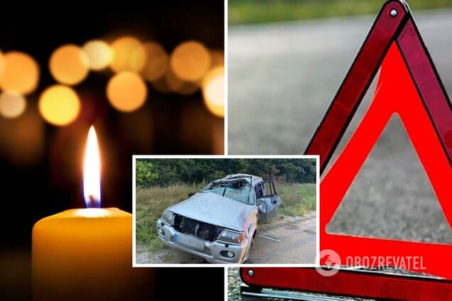 На Харківщині 19-річна дівчина влаштувала ДТП з перекиданням: загинули двоє людей. Фото