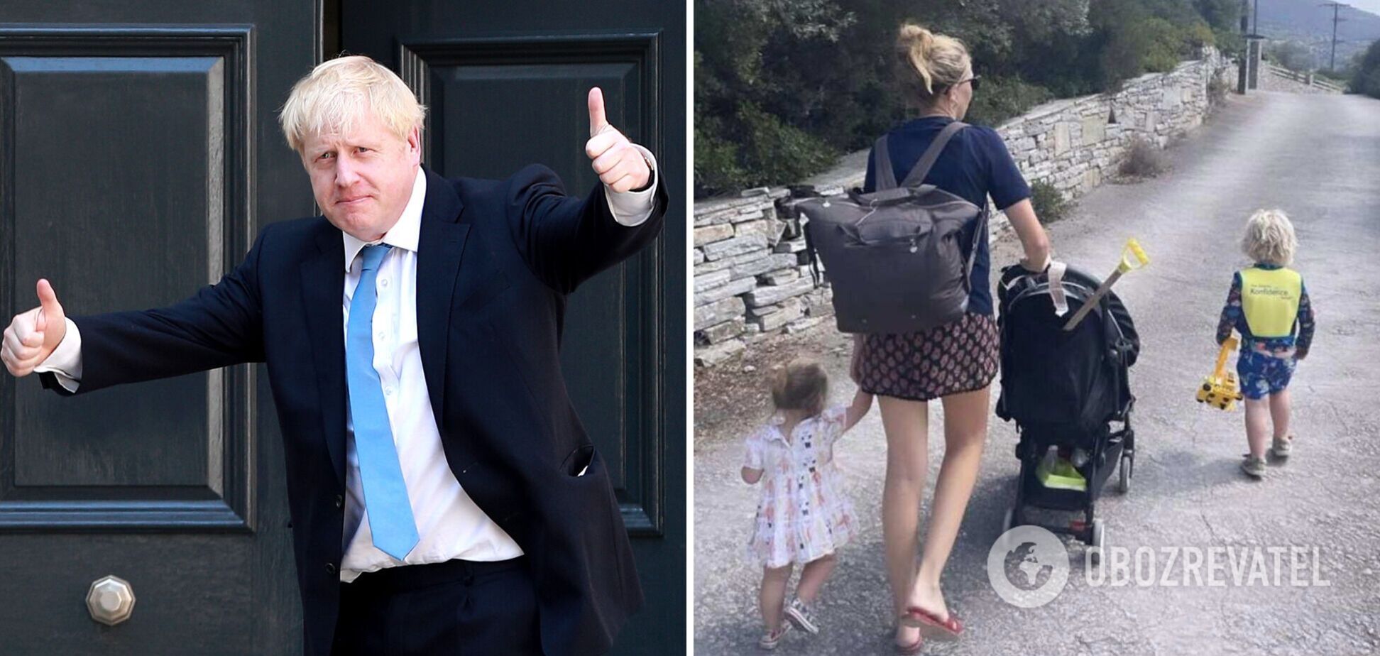 Жена Бориса Джонсона показала фото с семейного отдыха в Греции с полуторамесячным наследником экс-премьера