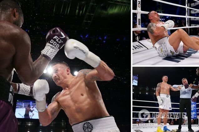 Опубліковано відео нокауту в бою Усик – Дюбуа