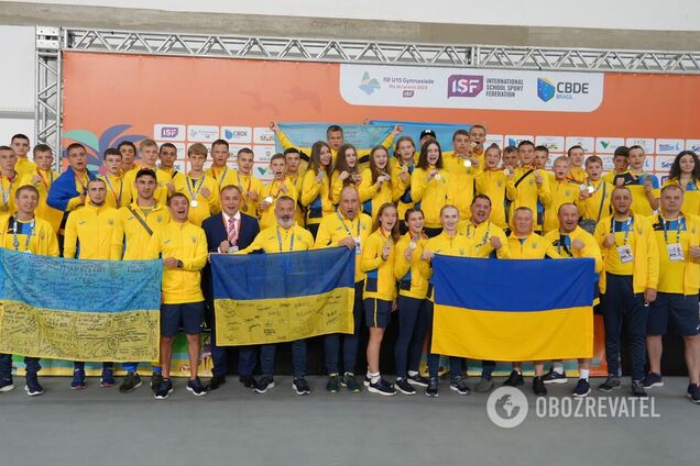 Учнівська збірна України здобула 38 медалей на Всесвітній Гімназіаді U15