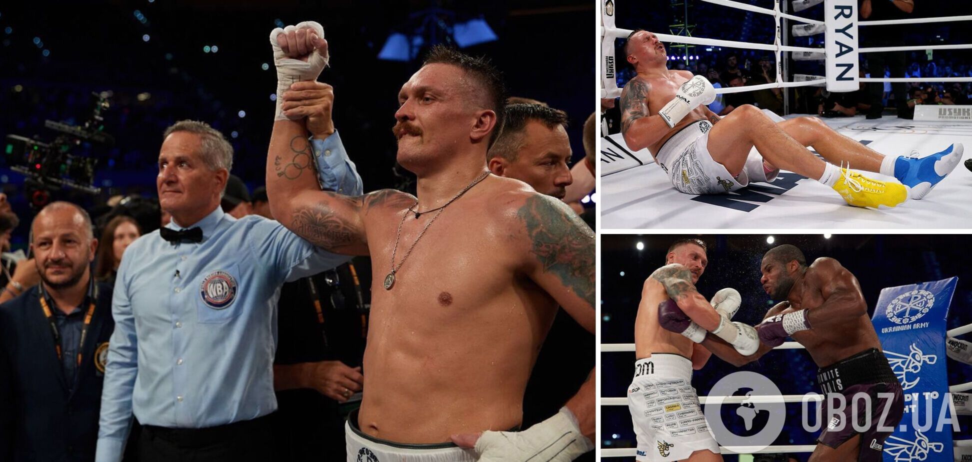 Искусственный интеллект оценил вероятность того, что Дюбуа вновь ударит Усика ниже пояса в реванше