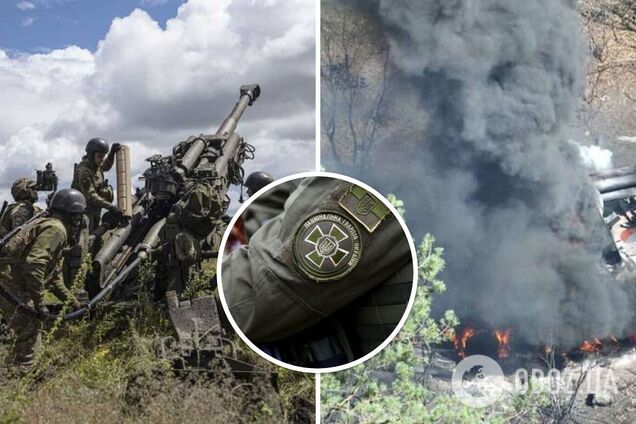 Вторая за день: аэроразведчики Нацгвардии уничтожили вражескую САУ 'Мста-С'. Эффектное видео