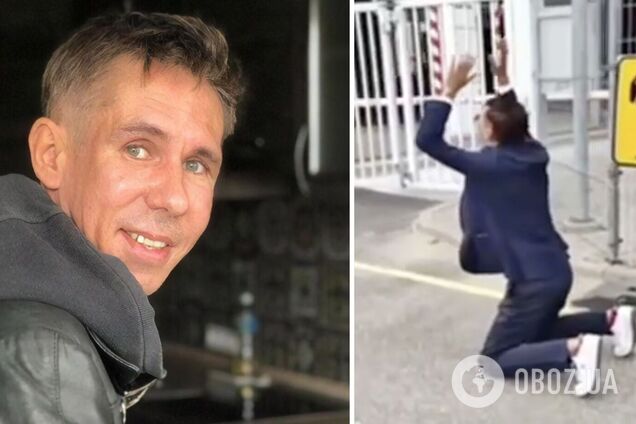 'Можу сідниці показати': Панін на російському кордоні став на коліна і епічно потролив силовиків РФ