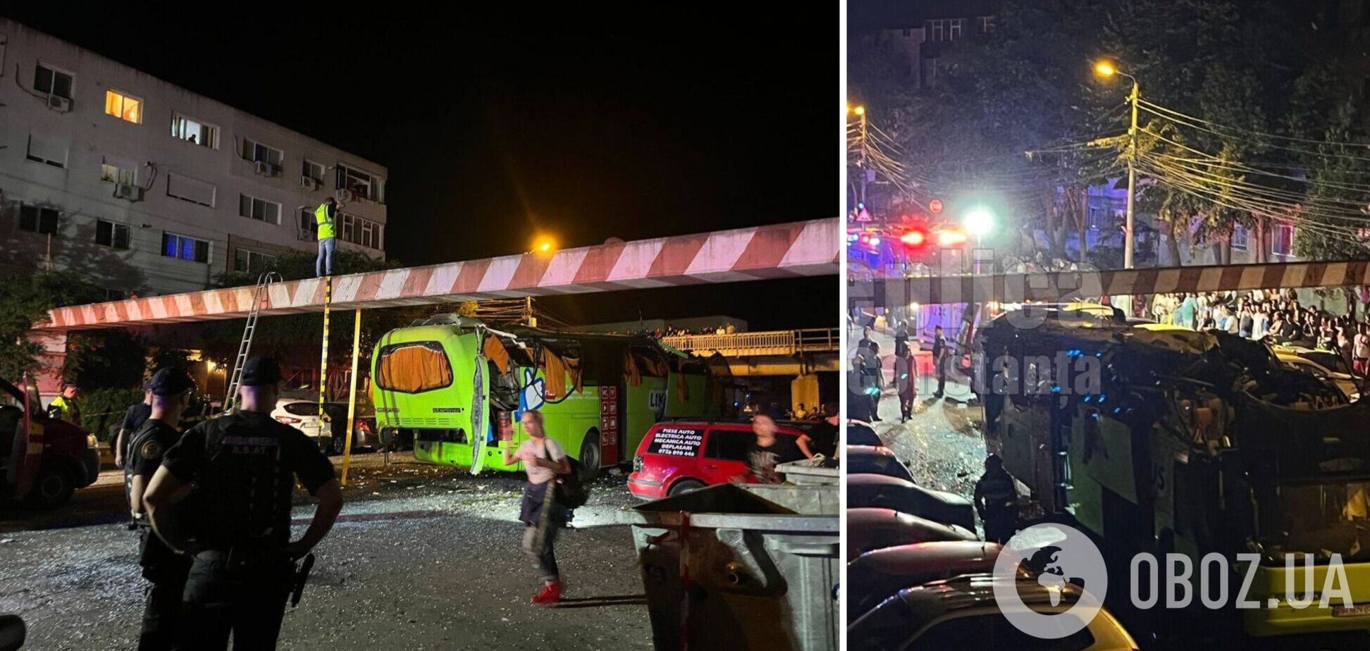 Автобус с украинцами попал в ДТП в Румынии: среди пострадавших есть дети. Фото и видео