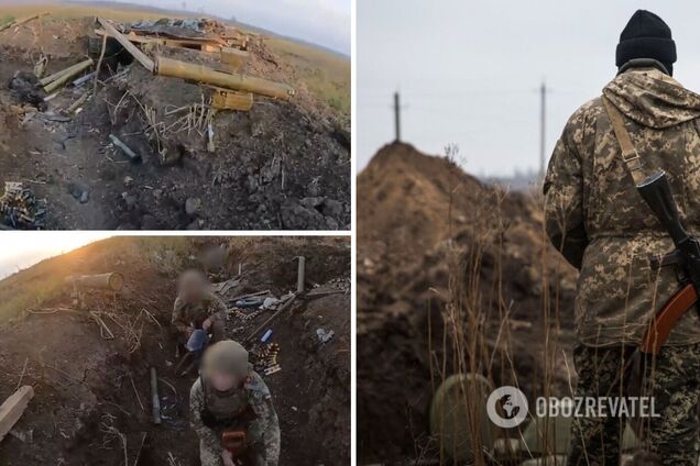 'Так выглядит война': воины ВСУ показали захваченные позиции россиян на Запорожском направлении. Видео