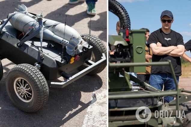 'Увеличиваем количество технологий на фронте': Федоров показал тест-драйв украинских роботов. Фото