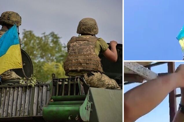 Воины ВСУ подняли украинский флаг на левом берегу Херсона. Видео