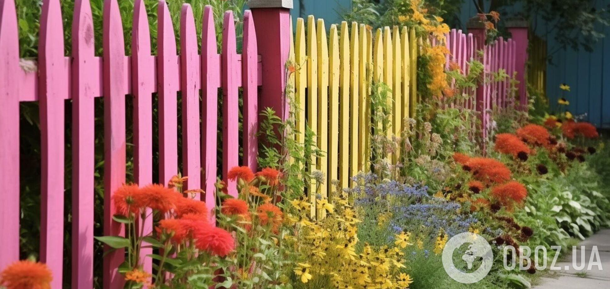 Сад будет казаться больше: в какой цвет покрасить забор