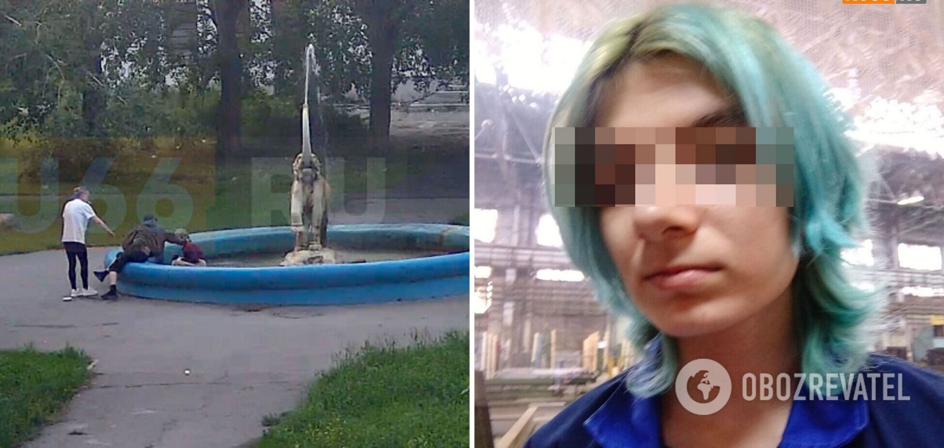 'Похожа на еврейку': в Свердловской области РФ двое военных пытались утопить девушку в фонтане. Видео