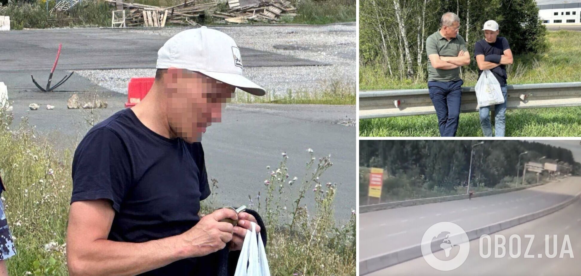 В российской Уфе перекрывали шоссе из-за дезертира с гранатой, который сбежал от психиатра. Фото и видео