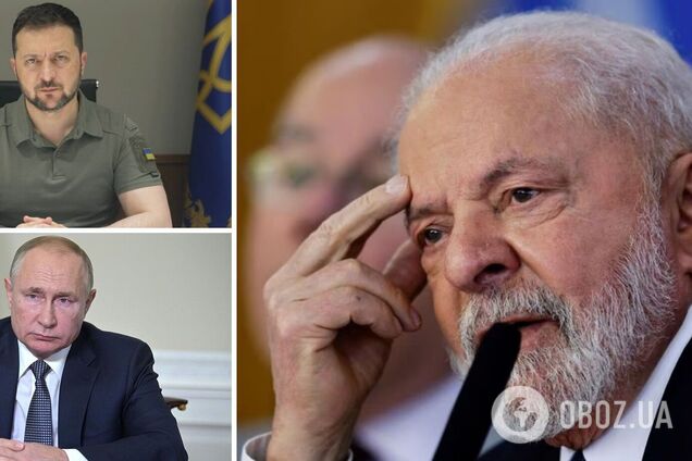 'Не готові до миру': президент Бразилії знову поскаржився, що Путін і Зеленський ігнорують його мирний план