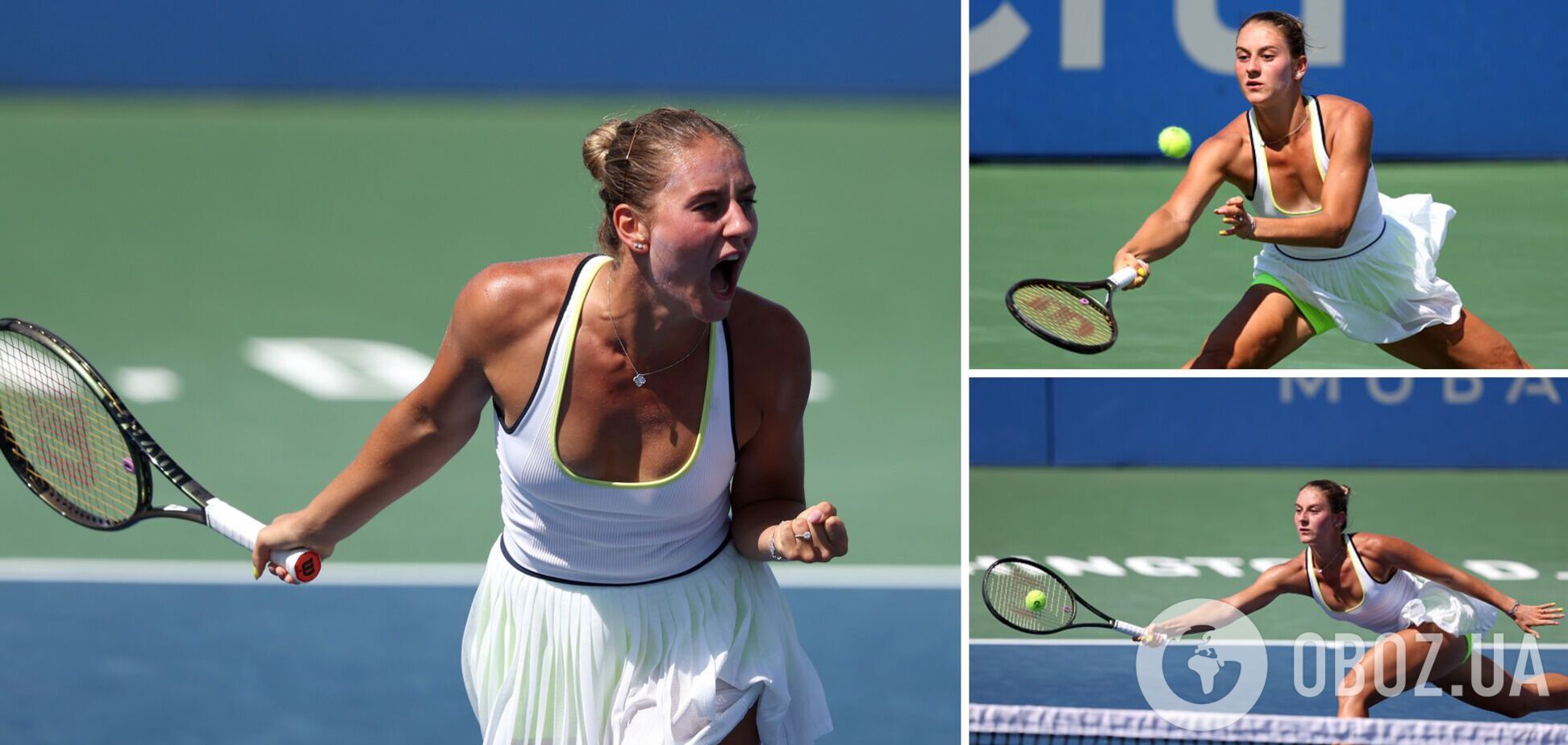 Костюк легко разбила лучшую теннисистку Франции и сотворила сенсацию в Вашингтоне