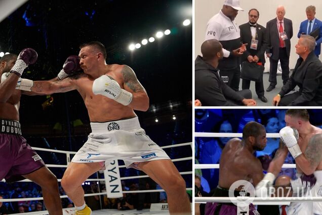З'явився доказ, що Дюбуа спеціально вдарив Усика нижче пояса. Відео
