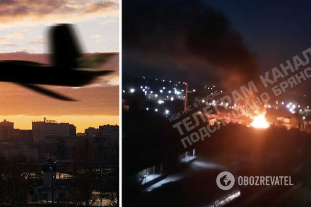 У Брянську й Тулі прогриміли вибухи, закривали московські аеропорти: місцеві повідомляли про атаку дронів. Відео