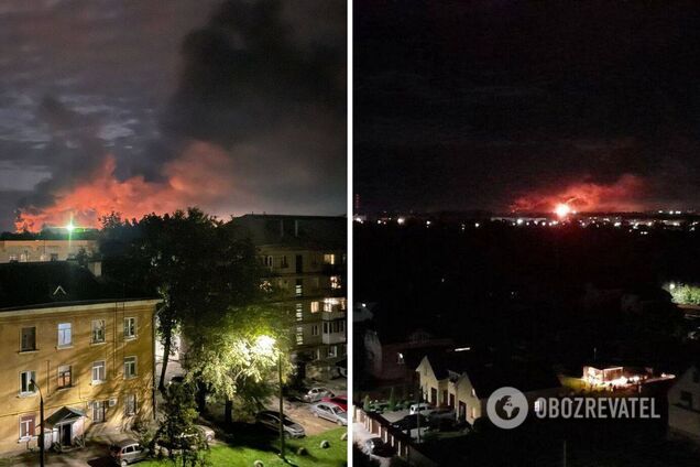 Военные объекты Пскова атаковали дроны-камикадзе: четыре самолета Ил-76 уничтожены, в ГУР сделали заявление. Фото и видео