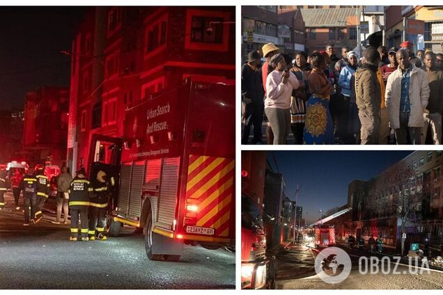 У ПАР сталась потужна пожежа в багатоповерхівці: загинули понад 60 людей. Фото