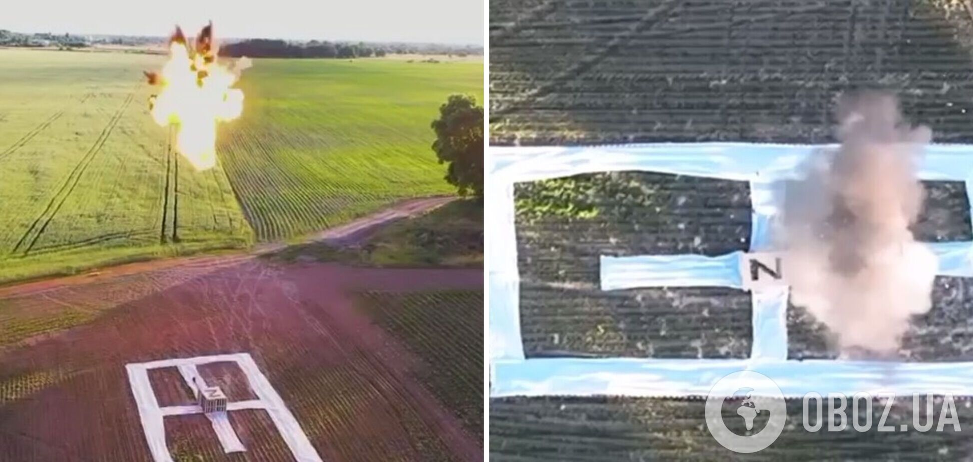 Отработали по 5 самолетам: опубликованы уникальные кадры испытаний картонных дронов, атаковавших аэродром в Курске