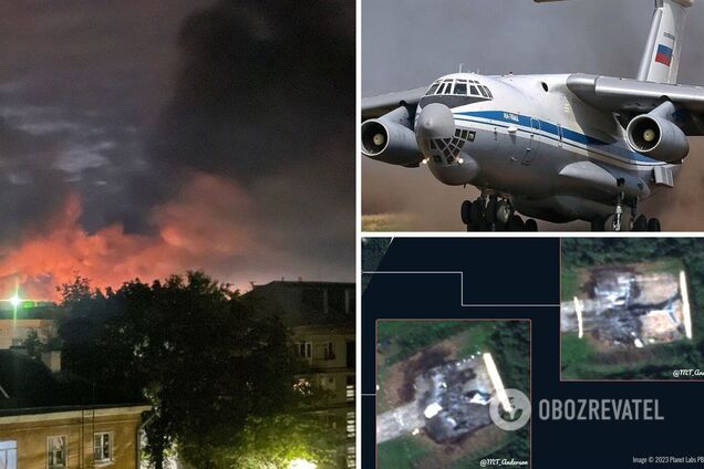 Два літаки згоріли повністю, ще два пошкоджено: опубліковано супутникові фото аеродрому у Пскові
