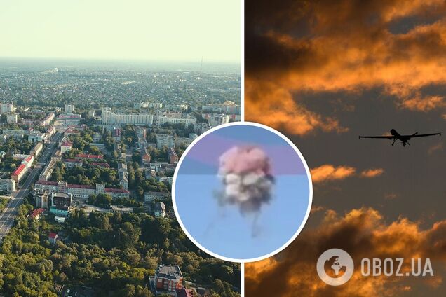 'Очень шумно': в Брянске пожаловались на новую атаку дронов, прогремели взрывы. Видео