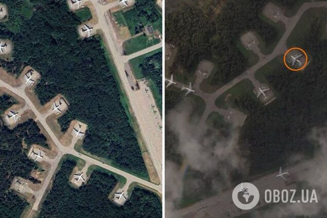 Самолетов Ил-76 стало меньше: появились первые спутниковые снимки аэродрома Пскова после атаки беспилотников. Фото