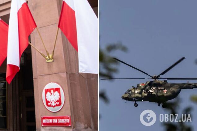 Польша предоставила Беларуси доказательства нарушения границы военными вертолетами и призвала прекратить провокации