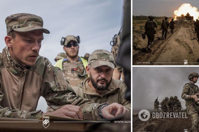 'Редіс' у строю! З'явилися фото з навчань 'Азова' за участю командира Дениса Прокопенка