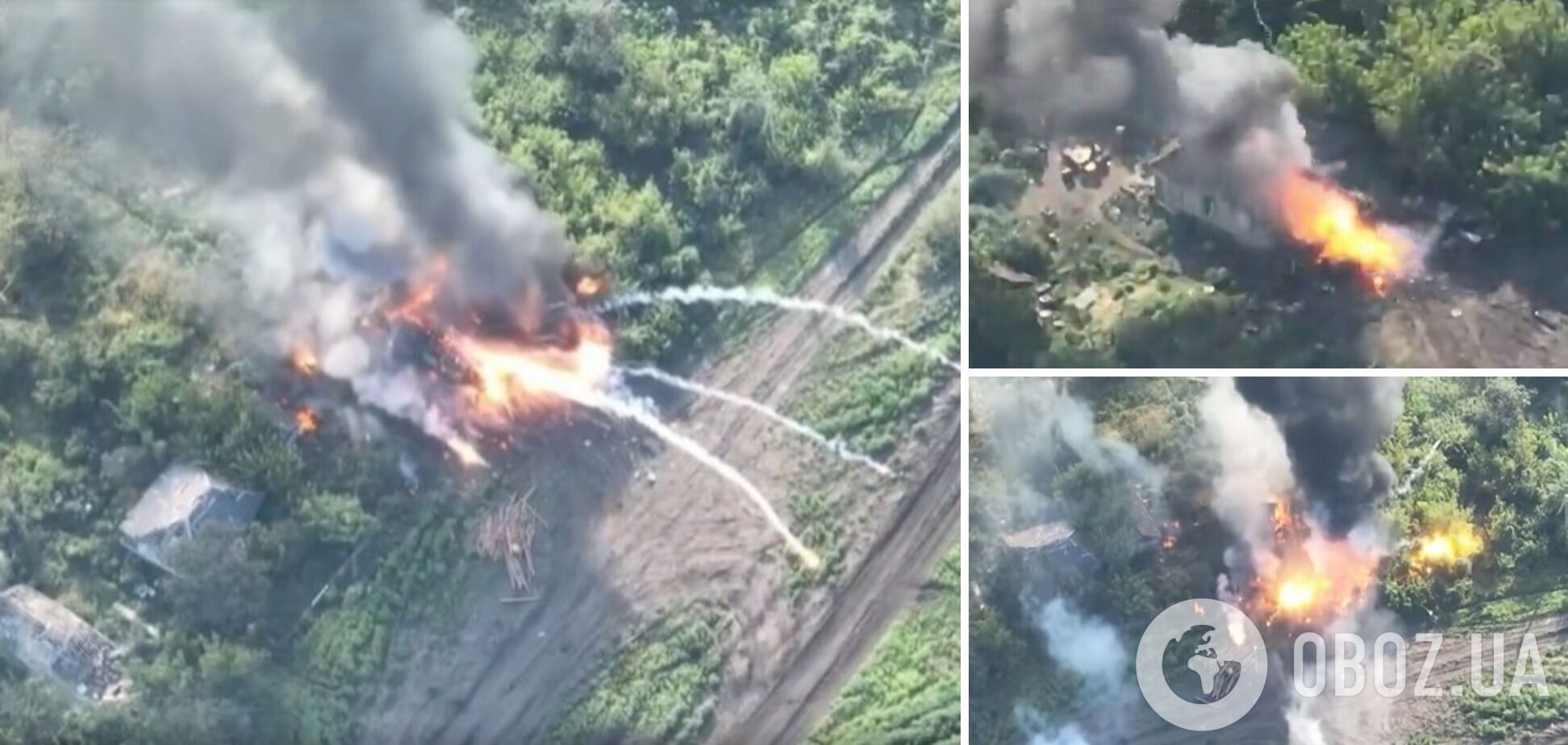 Українські спецпризначенці вгатили у ворожий склад із боєкомплектом. Вибухове відео