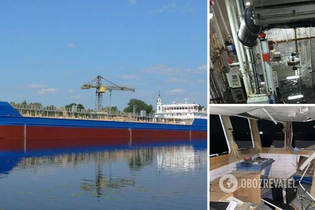 Взрыв видели из Крыма: как выглядит танкер Sig после удара морским дроном