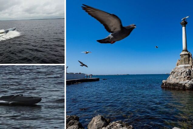 У районі Севастополя виявили морський безпілотник