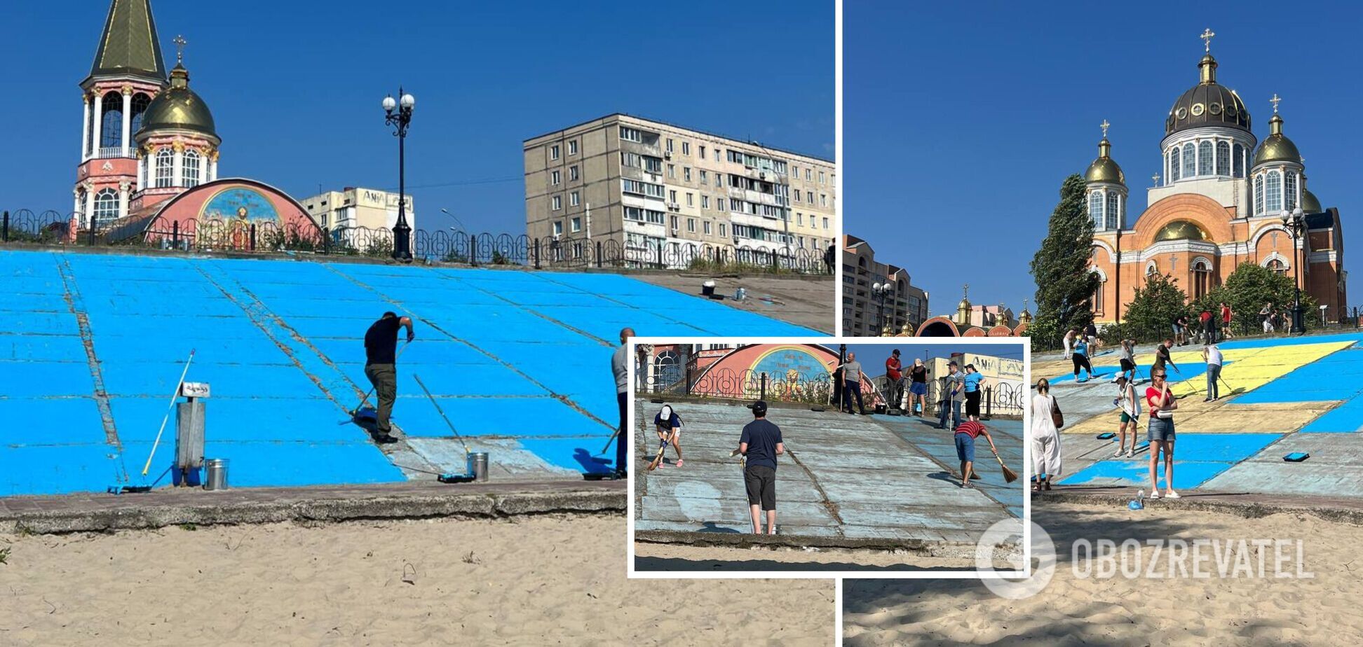 Активісти відновили кримськотатарський прапор