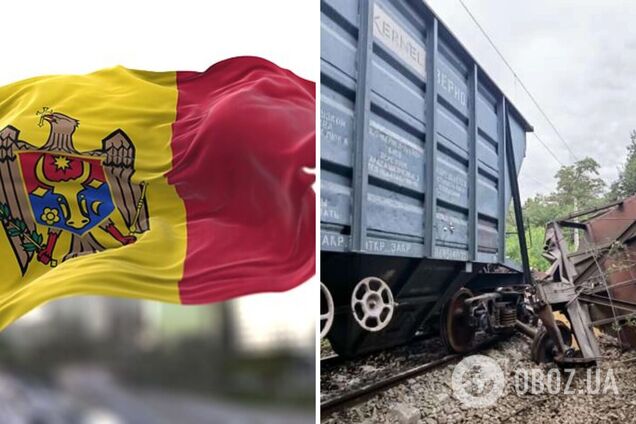 Шість вагонів із зерном, що прямували до України, зійшли з рейок у Молдові: названо причину