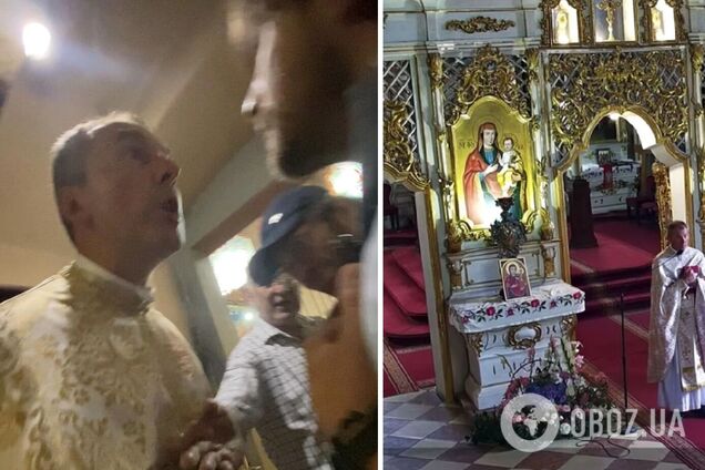 В Ужгороде священник назвал россиян 'великим народом' и молился о примирении. Видео
