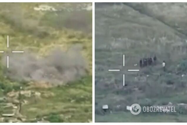 Защитники Украины зафиксировали построение оккупантов и 'позаботились', чтобы оно стало последним. Видео