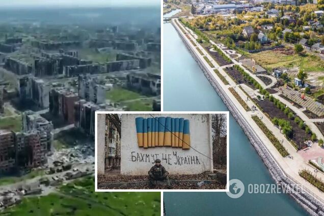 Росія перетворила Бахмут на мертві руїни: у мережі показали, який вигляд має місто з висоти. Відео