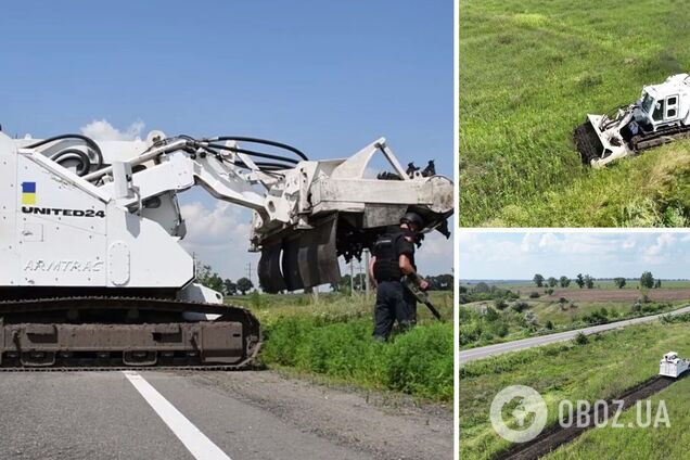 Работает спецмашина Armtrak 400: в ГСЧС показали процесс разминирования на Харьковщине. Видео