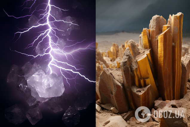 Молния впервые создала на Земле минерал, который раньше обнаруживали только в космосе
