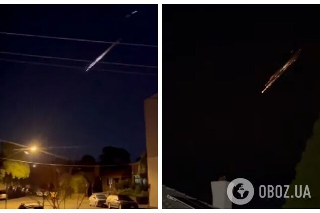 В небе над Австралией заметили горящие обломки российской ракеты: что произошло. Фото и видео