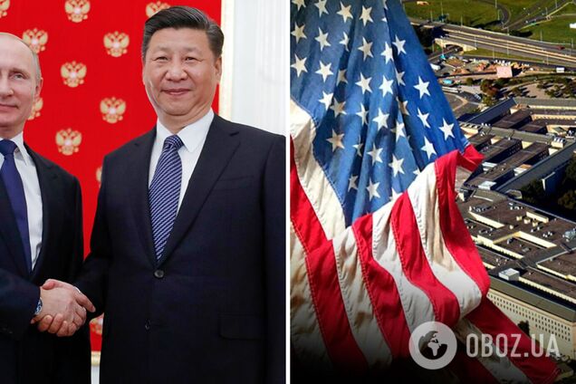 'Будемо діяти': у Пентагоні заявили, що готові реагувати на військову співпрацю РФ і Китаю