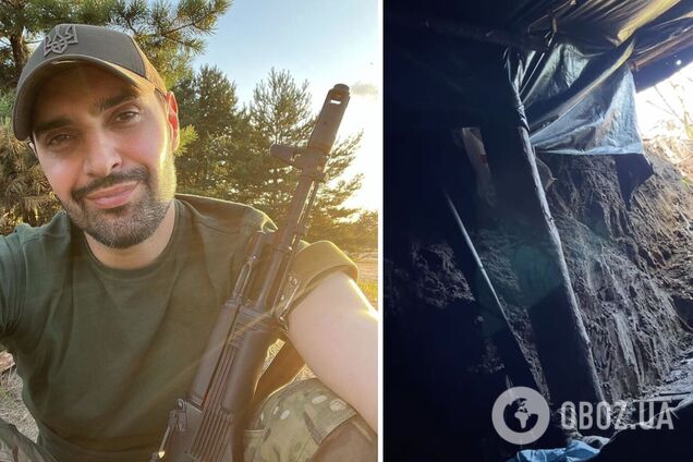 Козловський показав перше фото з бліндажу та пожартував про райдер
