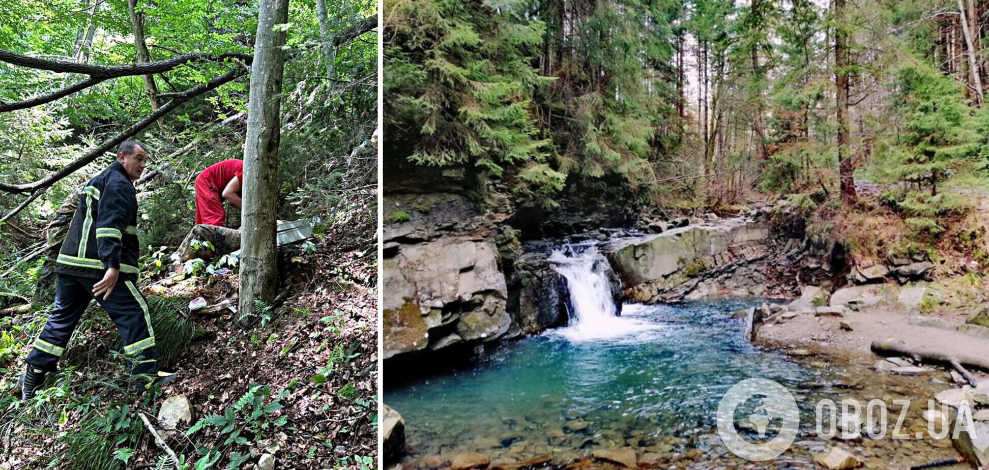 Событие произошло вблизи водопада 'Девичьи слезы'