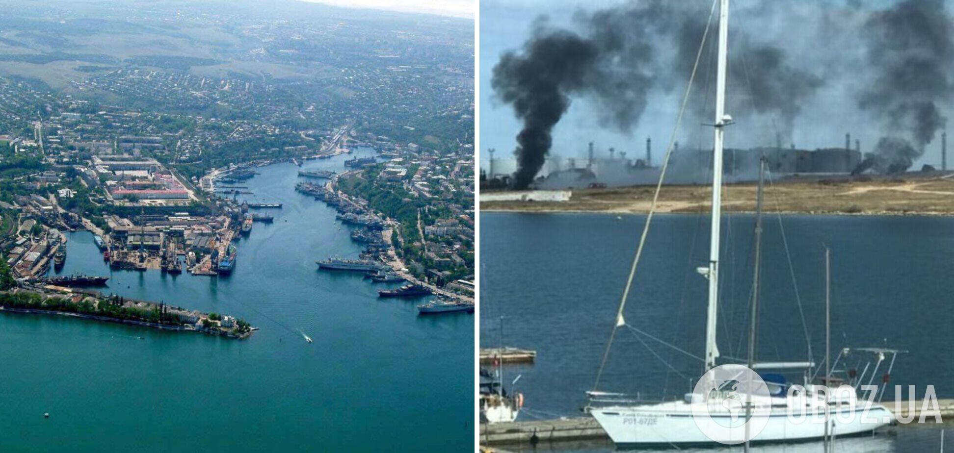 В оккупированном Крыму слышали взрывы, в районе Севастопольской бухты виднеется дым: что произошло