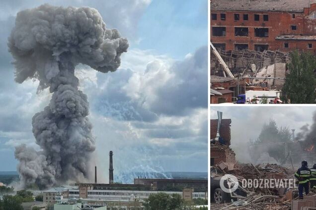 У Підмосков'ї прогримів потужний вибух на заводі, є руйнування і загиблі: момент потрапив на відео