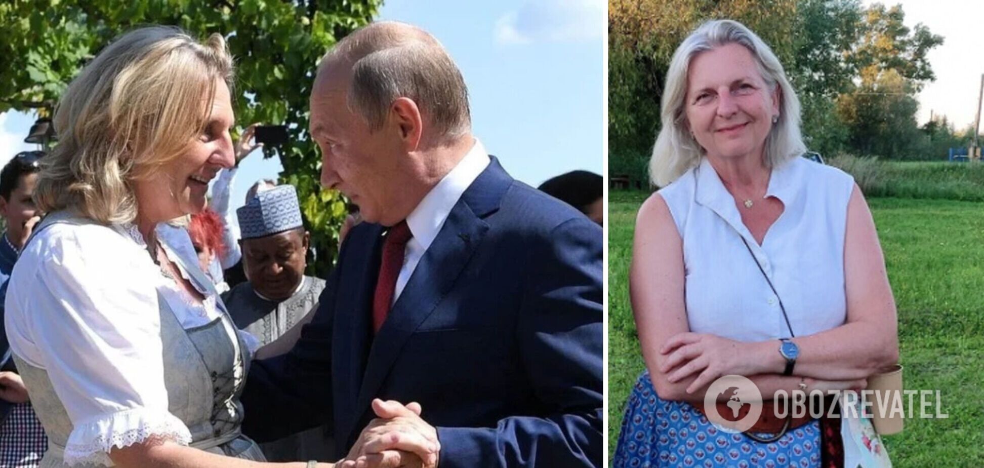 Бывшая глава МИД Австрии, танцевавшая с Путиным на собственной свадьбе, поселилась в российской деревне. Фото