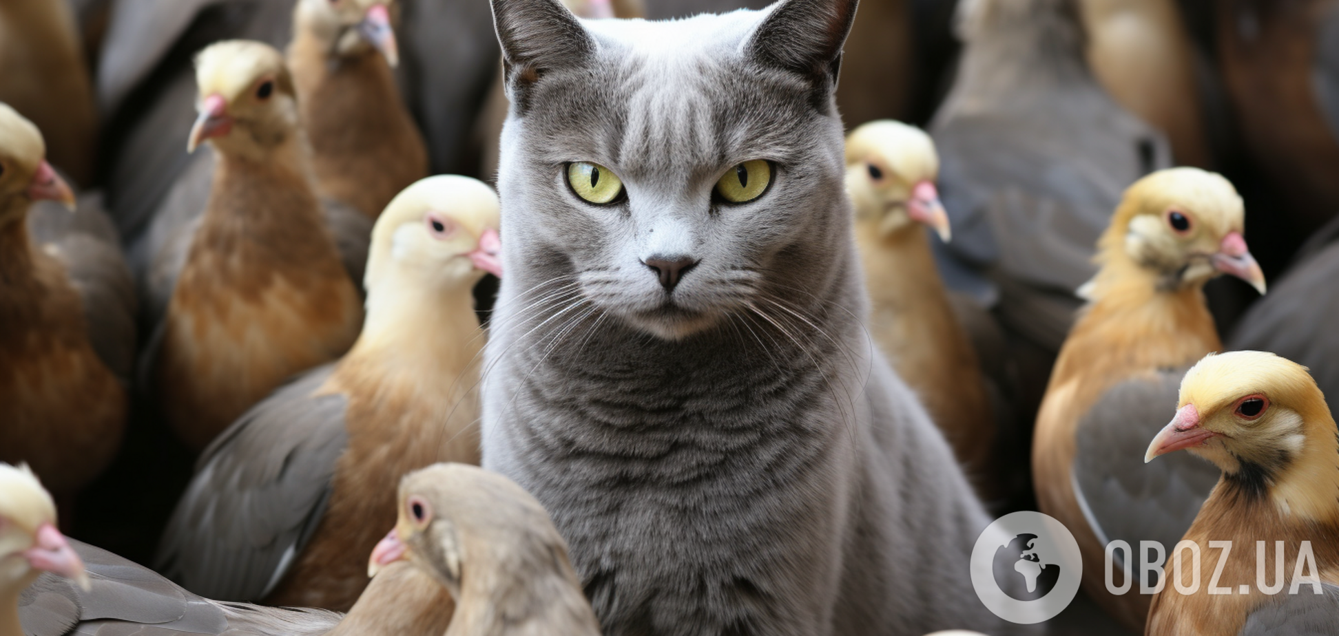 Знайдіть кота серед голубів: тільки найрозумніші розгадають оптичну ілюзію за 7 секунд