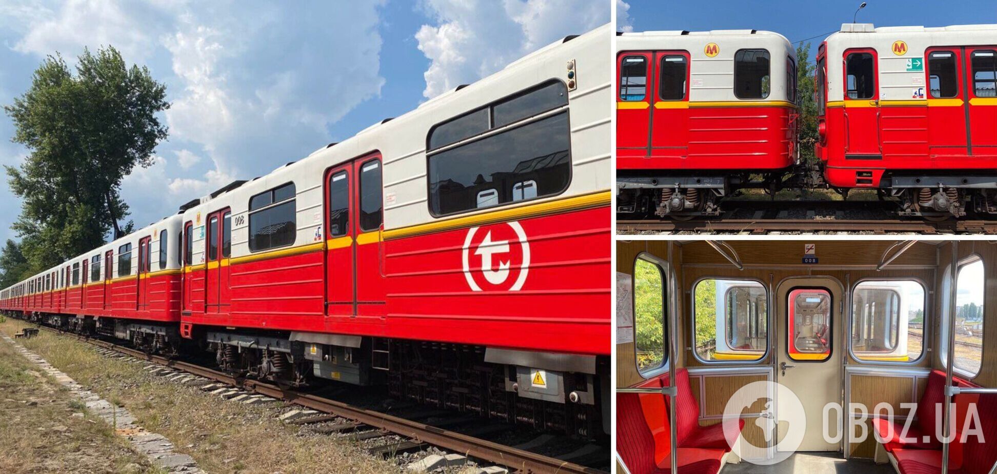 Прибула чергова партія варшавських вагонів метро