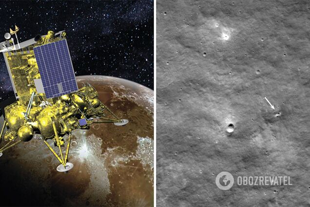 Росія здатна пробити дно не лише на Землі: від падіння модуля 'Луна-25' на Місяці утворився кратер. Фото