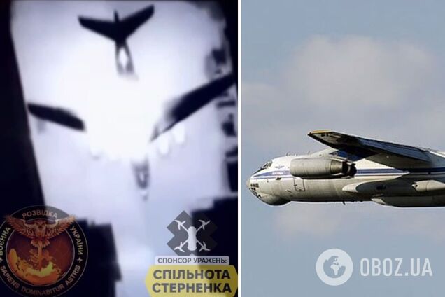 Війна повертається туди, звідки прийшла: момент влучання по літаку Іл-76 у Пскові. Унікальне відео