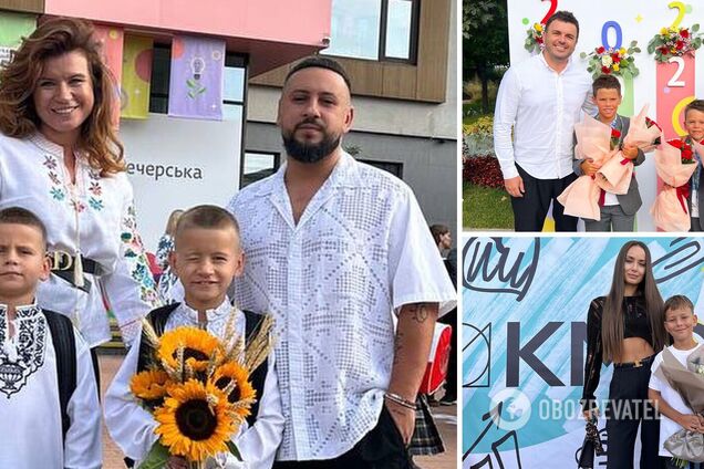 Монатик, Мишина, Дядя Жора и другие украинские звезды отвели детей в школу: милые фото с 1 сентября