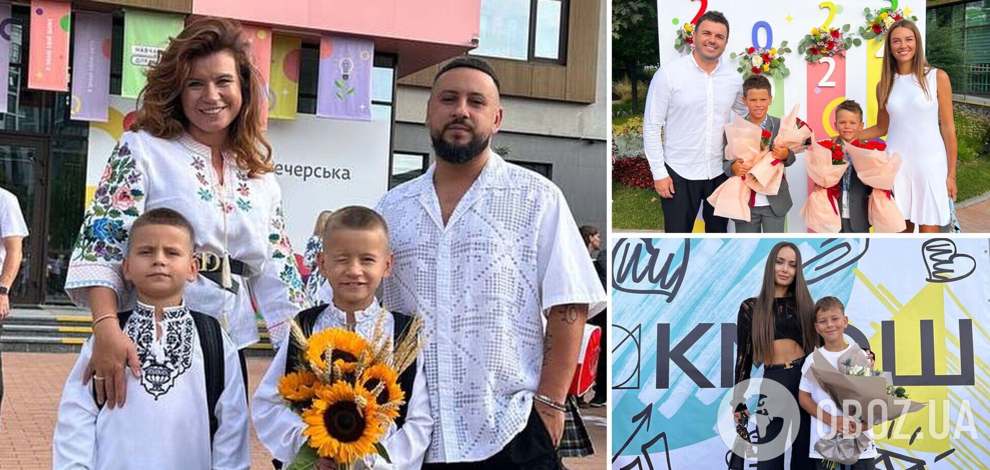 Монатик, Мишина, Дядя Жора и другие украинские звезды отвели детей в школу: милые фото с 1 сентября